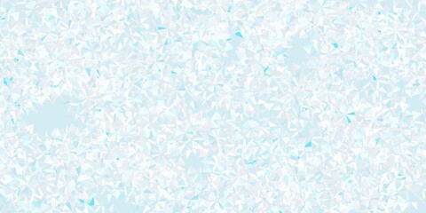 Light purple vector beautiful snowflakes backdrop with flowers.