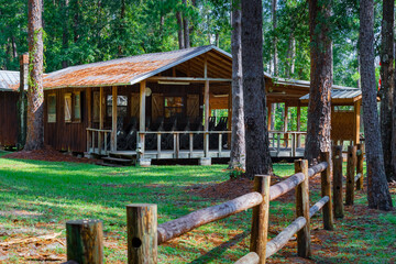 Rustic Park Ranger Station