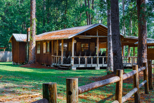 Rustic Park Ranger Station