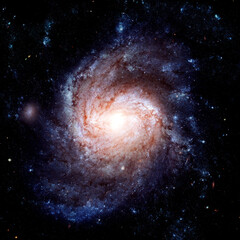 Obraz na płótnie Canvas Spiral Galaxy. Elements of this image furnished by NASA