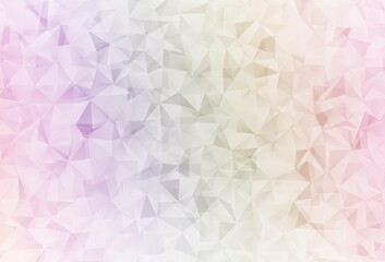 Light Multicolor vector shining triangular layout.