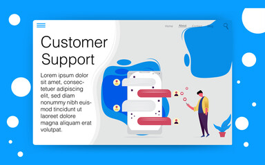 The concept of online customer support