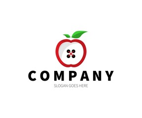 Apple Boutique, Fashion, Salon, Beauty Logo Concept. Vector Design Illustration. Symbol and Icon Vector Template.