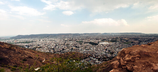 Jaipur City - Ariel View, Rajasthan, India