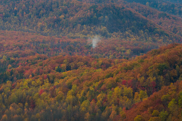 Autumn from Foothills Parkway, East Tennessee