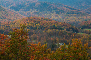 Autumn from Foothills Parkway, East Tennessee