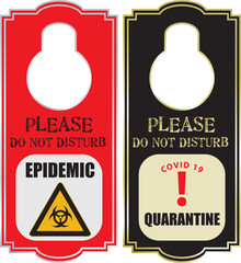 Please do not disturb epidemic