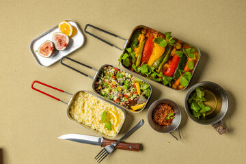 北アフリカ料理 クスクスと豆料理  Boiled chickpeas with couscous 