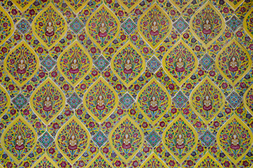 Colorful Pattern of Ceramic Tile Wall.