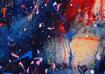 Abstract art painting on canvas abstract background with texture.