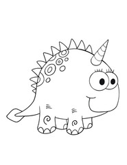 Cute Monster Vector Illustration Art