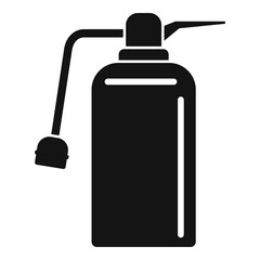 Fire extinguisher safety icon. Simple illustration of fire extinguisher safety vector icon for web design isolated on white background