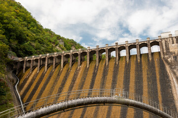 Sengari dam in Dojo, Kobe city, Hyogo, Japan