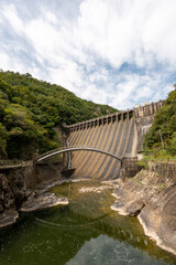 Sengari dam in Dojo, Kobe city, Hyogo, Japan