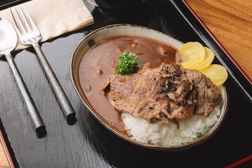 Food series: Japanese beef curry rice