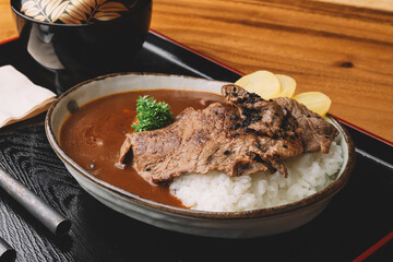 Food series: Japanese beef curry rice