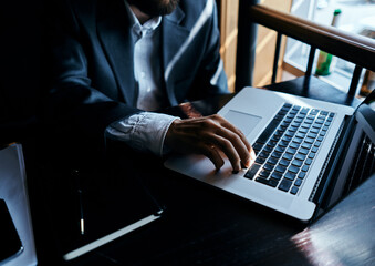 Working on laptop technology communication official lifestyle