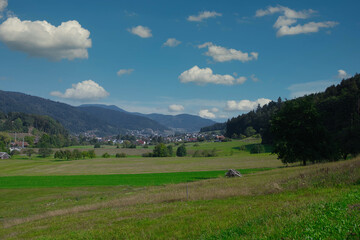Tal von Hofstetten im Kinzigtal in Schwarzwald