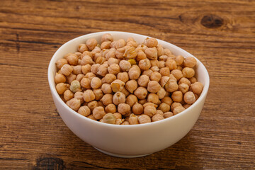 Vegan cuisine - Dry chickpea heap