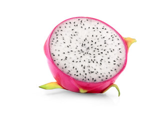 Dragon fruit isolated on white background