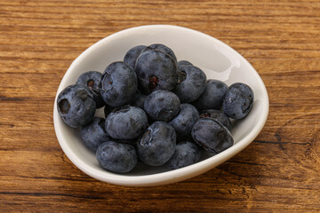 Ripe sweet tasty blueberries heap
