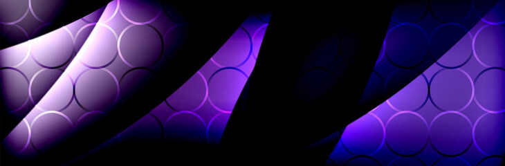 Fluid gradient neon color waves, vector abstract background