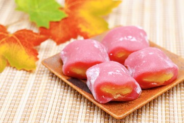 さつまいもの餡を使った饅頭