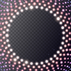 Christmas light garland