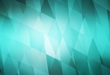Obraz premium Light Green vector pattern in square style.