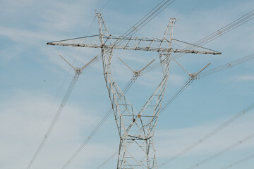 High voltage Australian Power line
