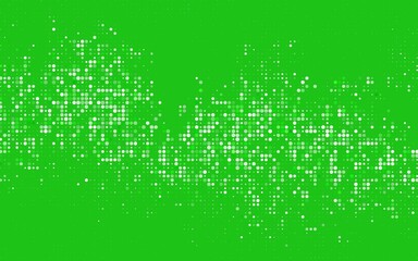 Light Green, Yellow vector modern geometrical circle abstract background. Dotted texture template. Geometric pattern in halftone style with gradient.