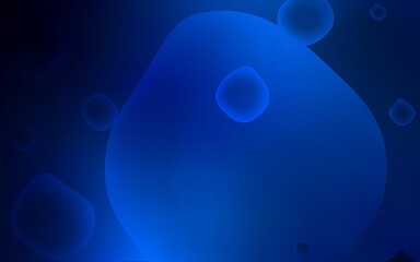 Dark BLUE vector background with bent lines. Modern gradient abstract illustration with bandy lines. Memphis style for your business design.