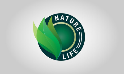 Nature Life Logo Design.