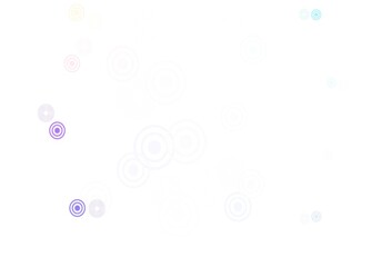 Light Blue, Yellow vector backdrop with dots.