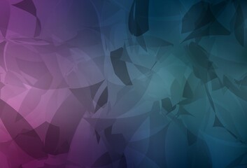 Obraz premium Light Blue, Red vector pattern with random polygonals.