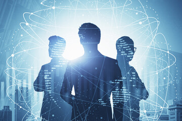 Three managers in smart city