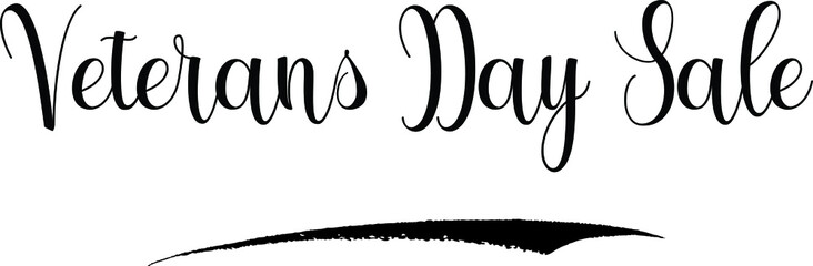 Obraz premium Veterans Day Sale Typography Font For Sale Banners flyers and Templates