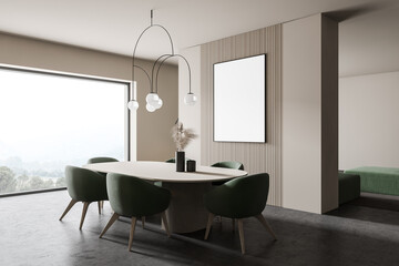 White and wooden dining room corner