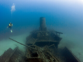 The wreck of the MV Imperial Eagle in Malta