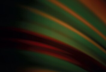 Dark Brown vector abstract blurred background.
