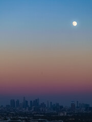 Los Angeles Skyline,
Hollywood Hills, Sunset