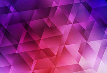 Light Pink, Red vector abstract mosaic backdrop.