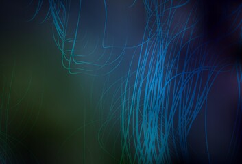Dark Blue, Green vector colorful abstract texture.
