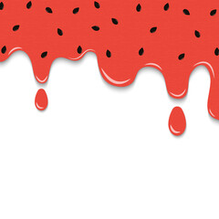 Watermelon background with seed and skin texture