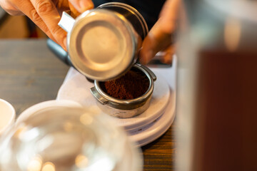 The barista will make a cup of coffee