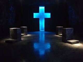 cross in the dark