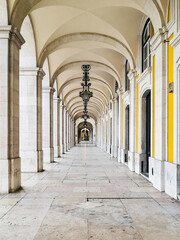 arches of the cathedral of st john the baptist