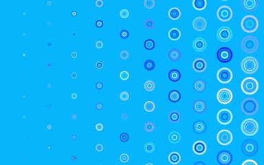 Light BLUE vector pattern with spheres.