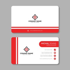 Corporate business card design template