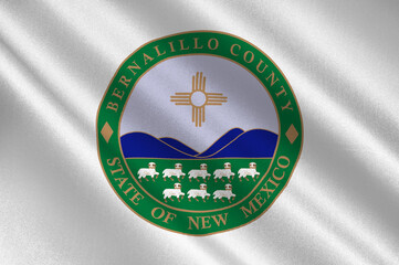 Flag of Bernalillo County in New Mexico, USA